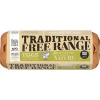 Traditional Eggs Free Range Mixed Grade 12pack