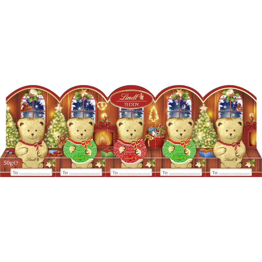 Lindt Chocolate Teddy Minis In Sweaters
