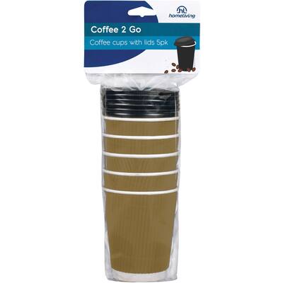 homeliving coffee cups with lids