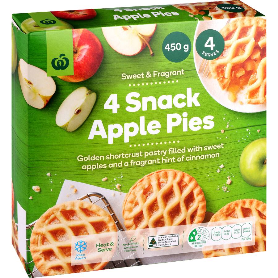 Woolworths Pies Snack Apple