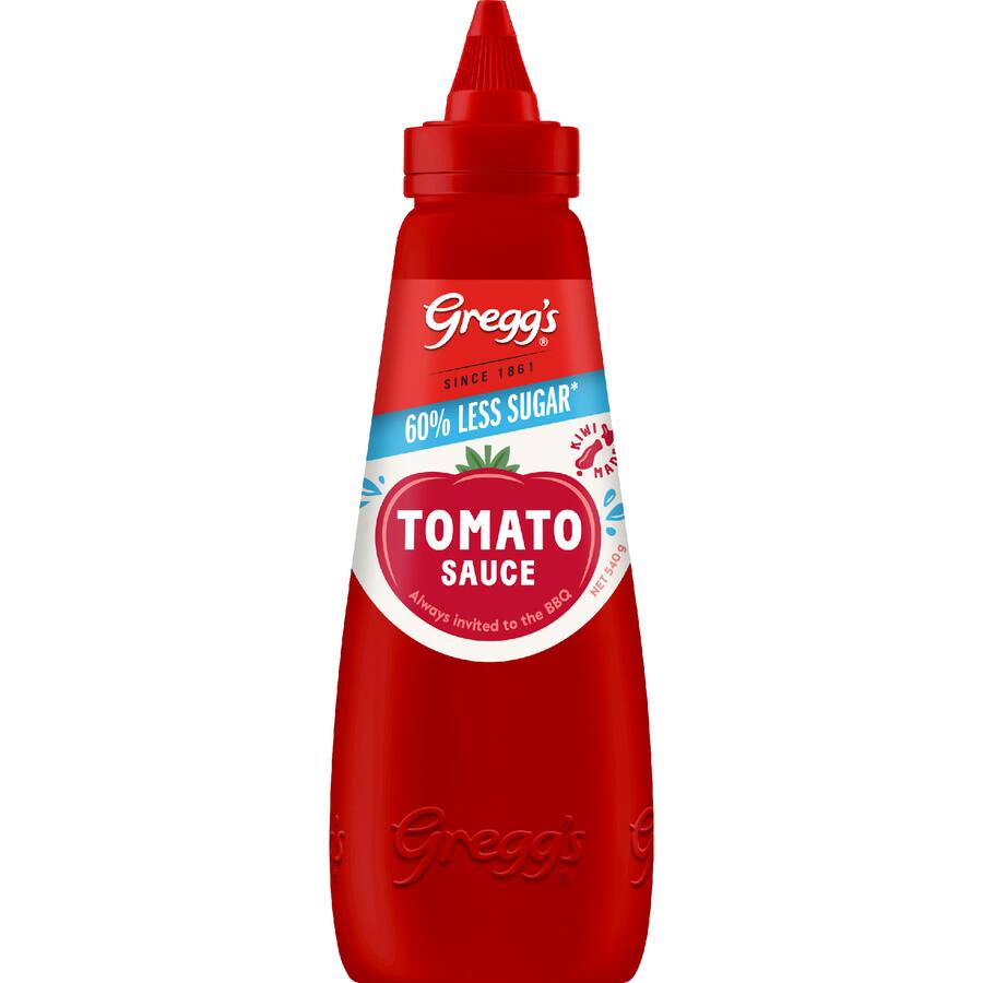 Greggs Squeezy Tomato Sauce 60% Less Sugar