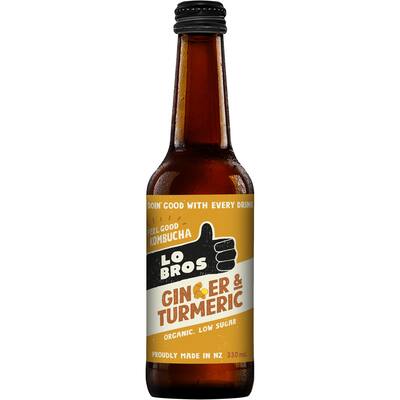 lo bros kombucha ginger & turmeric