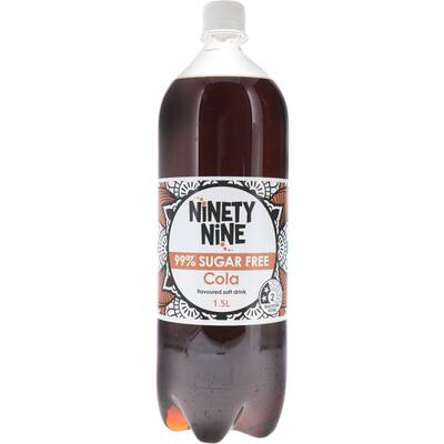 ninety nine soft drink cola 99% sugar free