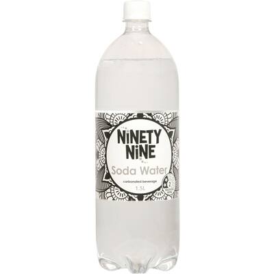 ninety nine drink mixers soda water 99% sugar free
