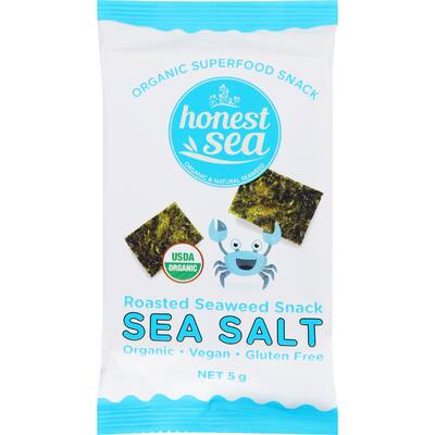 honest sea seaweed snack sea salt