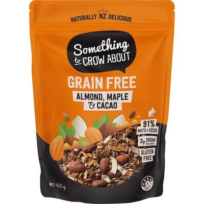something to crow about muesli almond maple & cacao probiotic