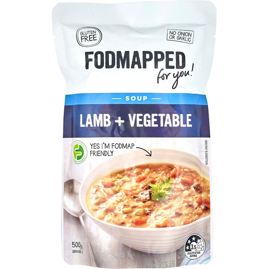 Fodmapped Soup Lamb & Veges Gluten Free Pouch