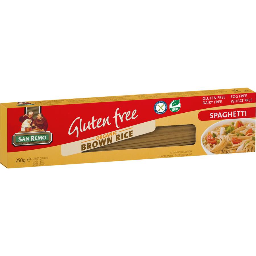 San Remo Gluten Free Brown Rice Pasta Spaghetti