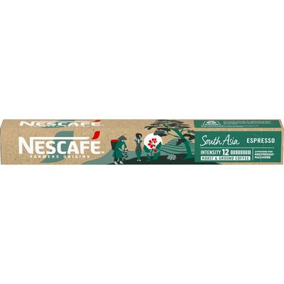 nescafé farmers origins coffee pods south asia espresso