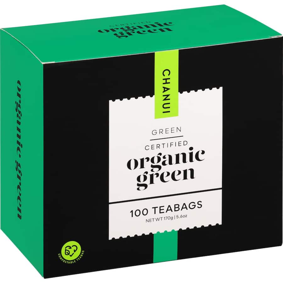 Chanui Organic Green Tea Bags Biodegradable