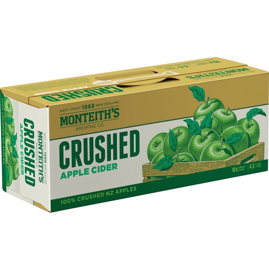 Monteiths Cider Crushed Apples