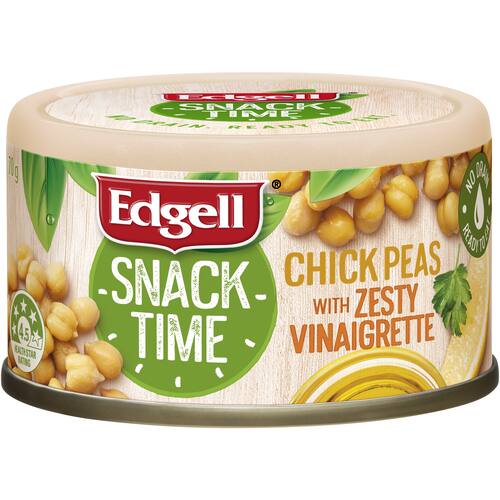 Edgell Snack Time Chickpeas With Viniagrette
