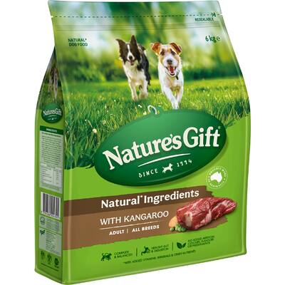 nature's gift sustain dry dog food kangaroo