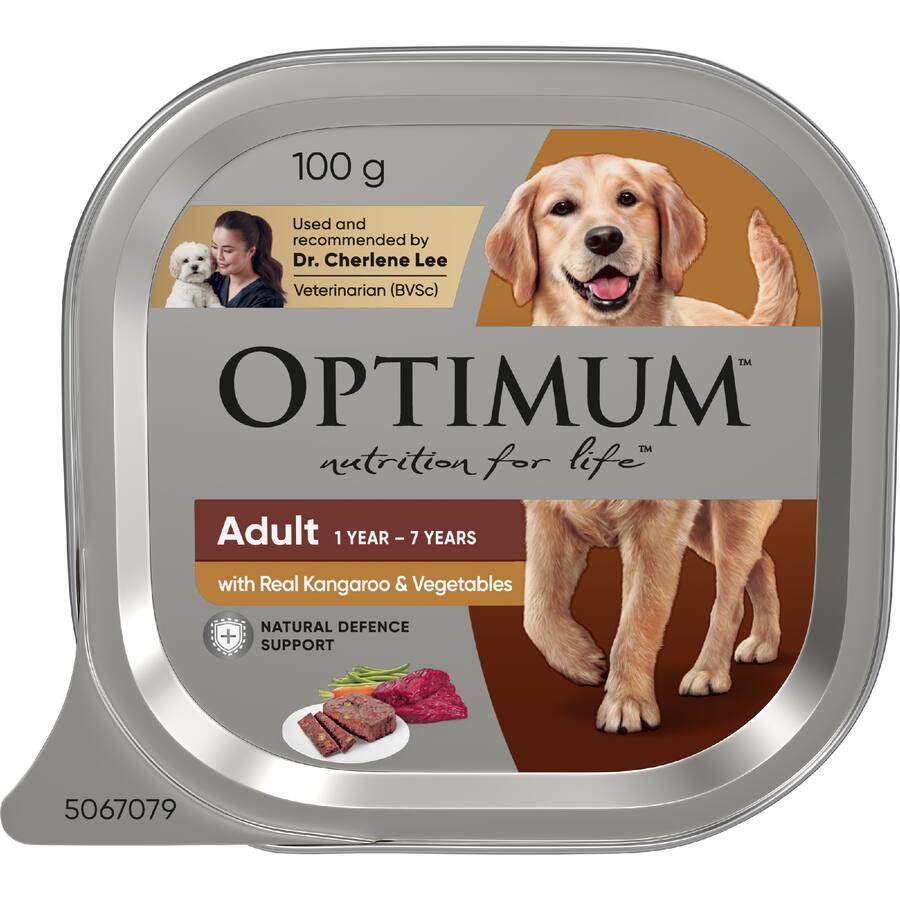Optimum Wet Dog Food With Kangaroo & Vegetables