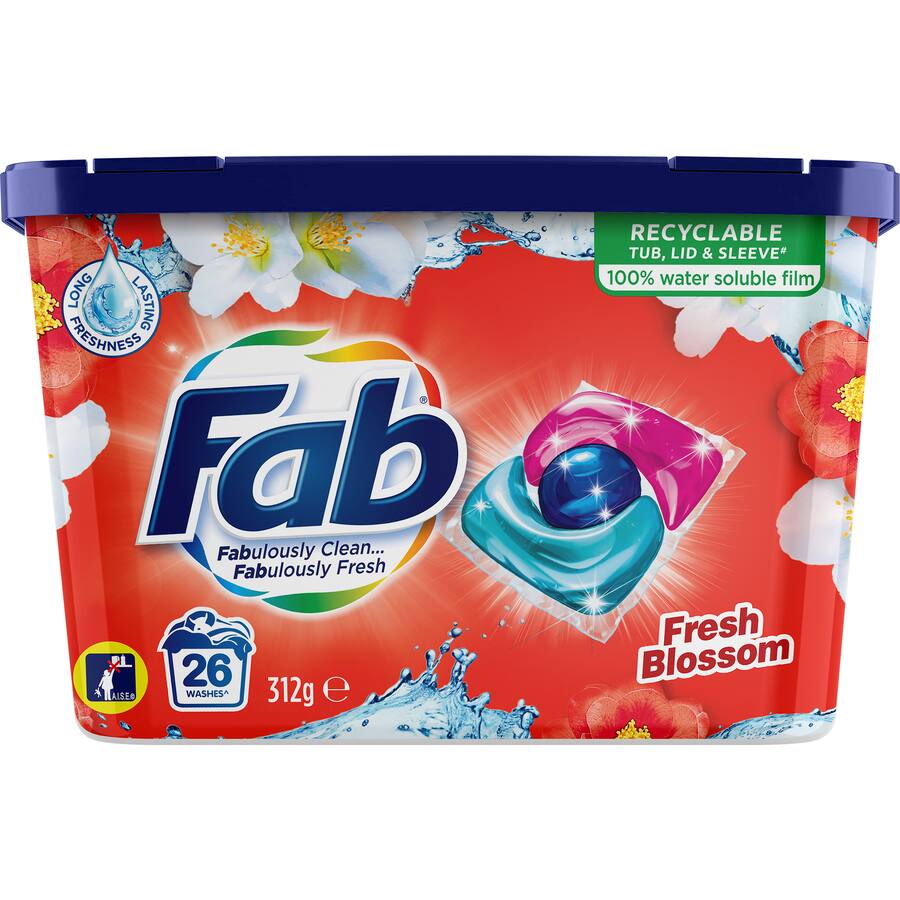 Fab Laundry Capsules Fresh Blossom