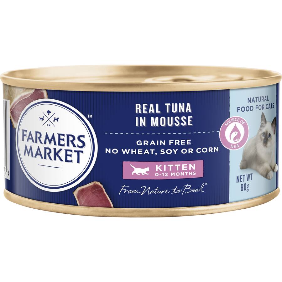 Farmers Market Kitten Wet Cat Food Tuna Mousse