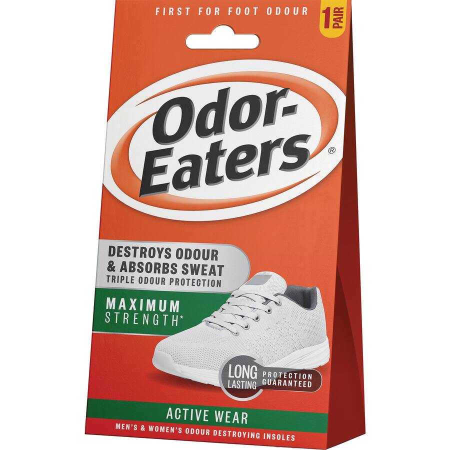 Odor Eaters Insoles Active Wear Maximum Strength