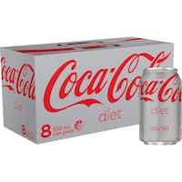 Diet Coca-Cola Soft Drink Cans (8x330ml)