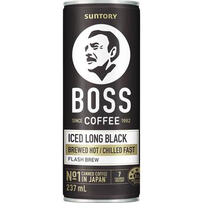 boss iced coffee long black