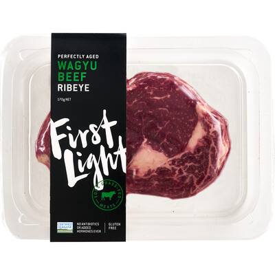 first light nz beef rib eye steak wagyu scotch fillet
