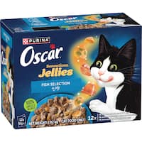 oscar sensations jellies wet cat food fish selection jelly