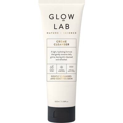 glow lab facial cleanser crème