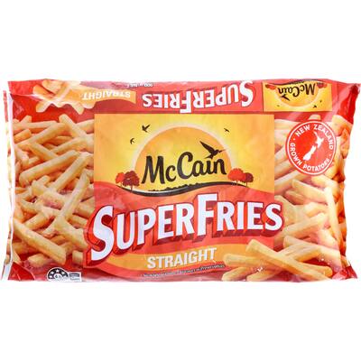 mccain super fries straight cut