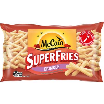 mccain super fries crinkle cut