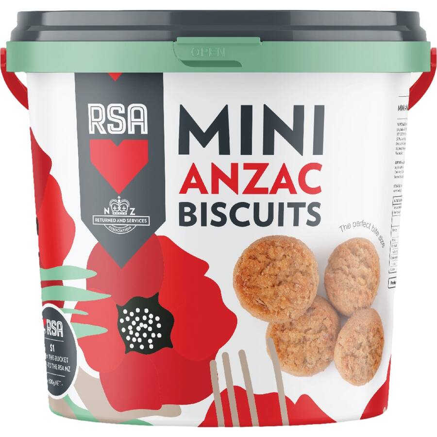 Rsa Mini Anzac Biscuits
