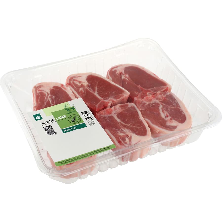 Woolworths Nz Lamb Chops Loin Grass Fed