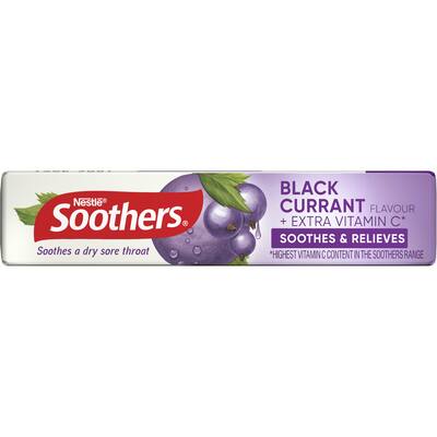 nestlé soothers lozengers blackcurrant