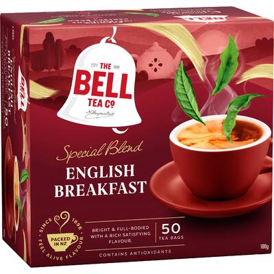 bell black tea bags english breakfast