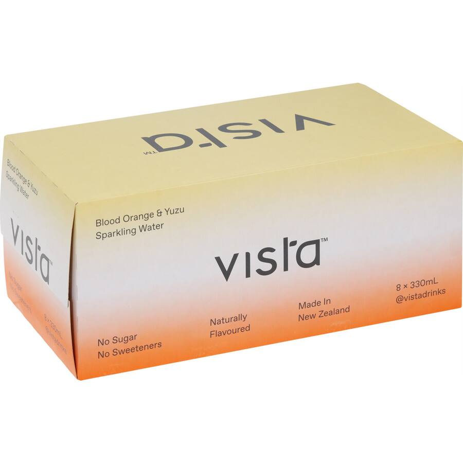 Vista Sparkling Water Blood Orange Yuzu