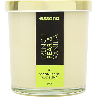 essano scented candle french pear & vanilla