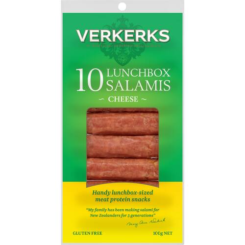 Verkerks Lunchbox Salami Sliced Cheese