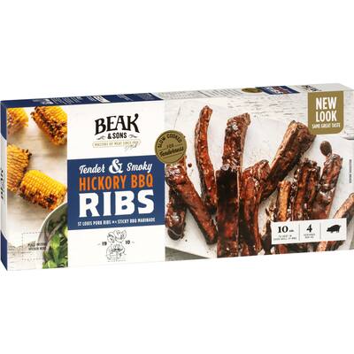 beak & sons pork ribs hickory bbq