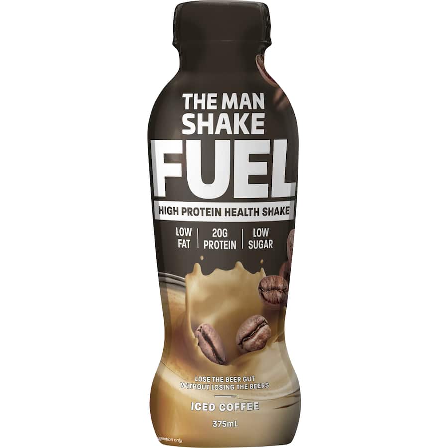 The Man Shake High Protein Health Shake Iced Coffee