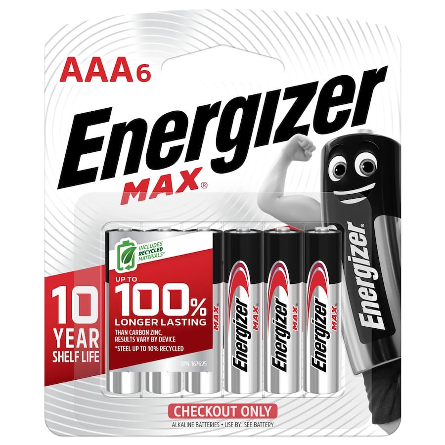 Energizer Max Batteries Aaa