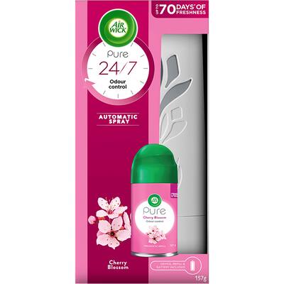 air wick pure automatic air freshener cherry blossom