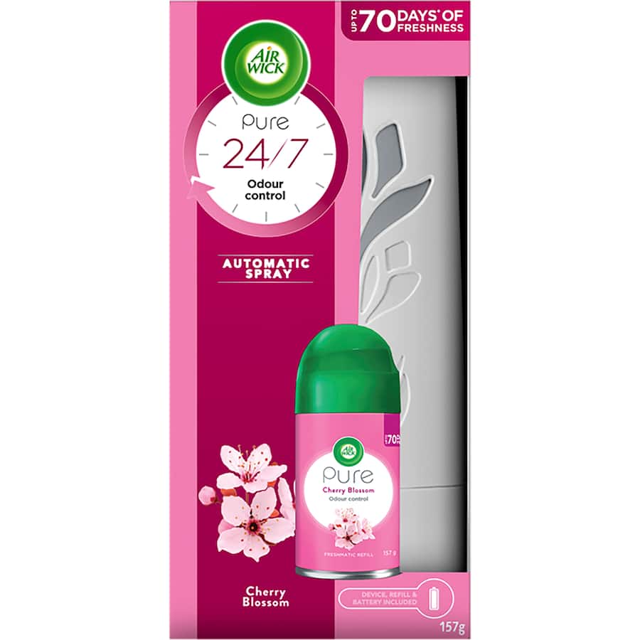 Air Wick Pure Automatic Air Freshener Cherry Blossom