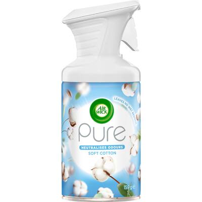 air wick pure aerosol soft cotton