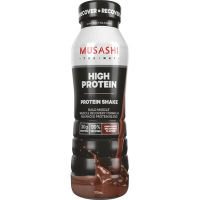 musashi high protein protein shake iced chocolate rtd