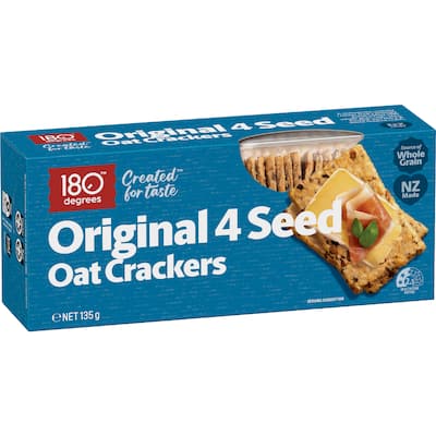 180 degrees 4 seed oat crackers original
