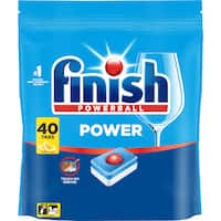 finish dishwasher tablets power all in 1 lemon