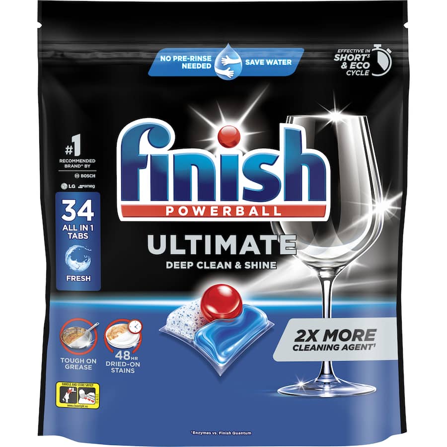 Finish Dishwasher Tablets Ultimate All In 1 Fresh
