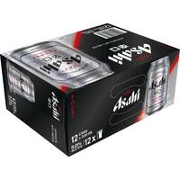 Asahi Super Dry Beer Cans (12x330ml)