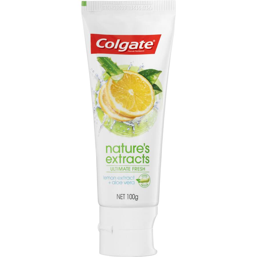 Buy Colgate Toothpaste Natures Extracts Lemon & Aloe online at Woolworths NZ