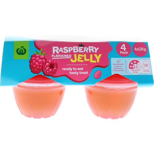 Woolworths Jelly Raspberry Flavoured
