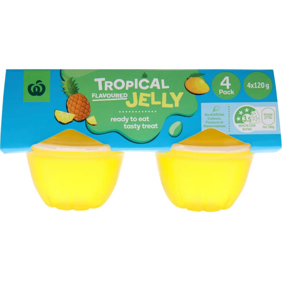 Woolworths Jelly Tropical Flavoured