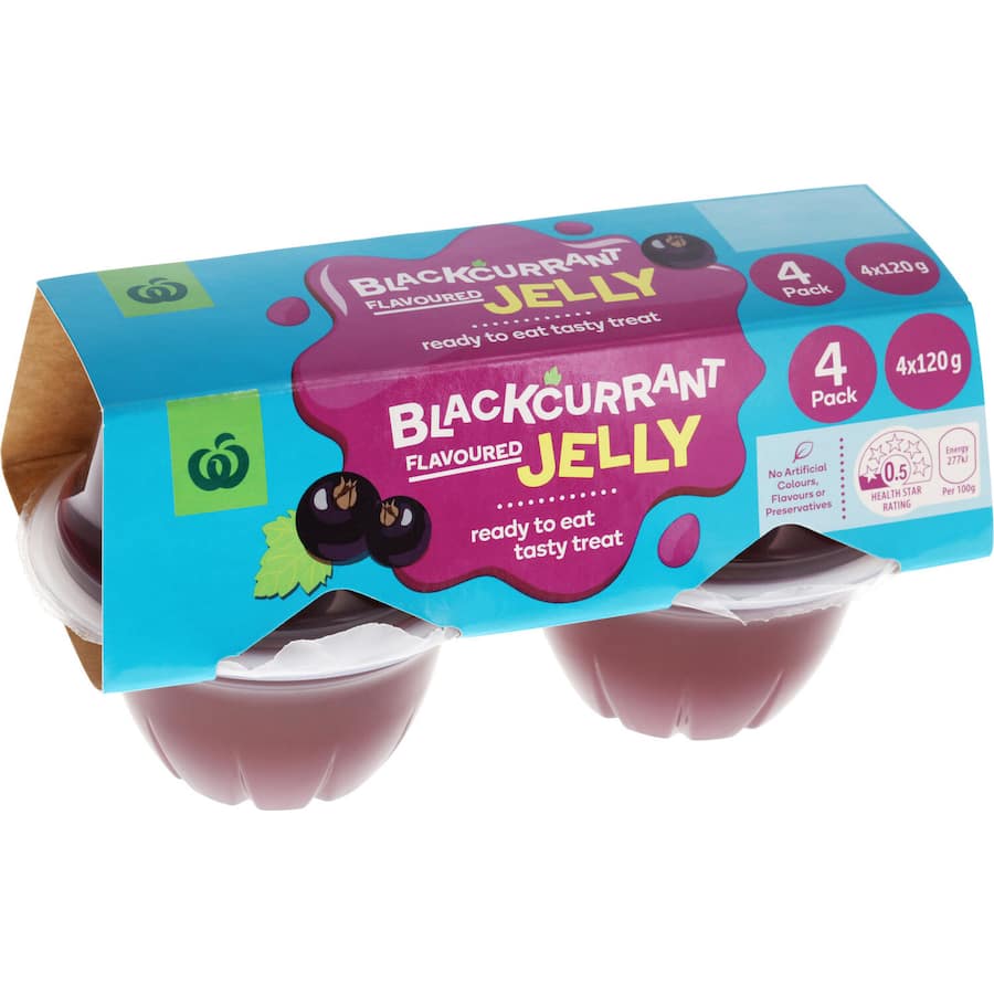 Woolworths Jelly Blackcurrant Flavoured